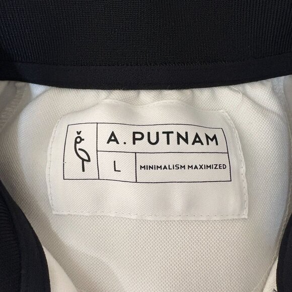 A. Putnam Long Sleeve 1/4 Zip Polo Size Large - Picture 6 of 7